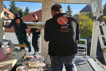 Inchideri terase cu Sticla ghilotina