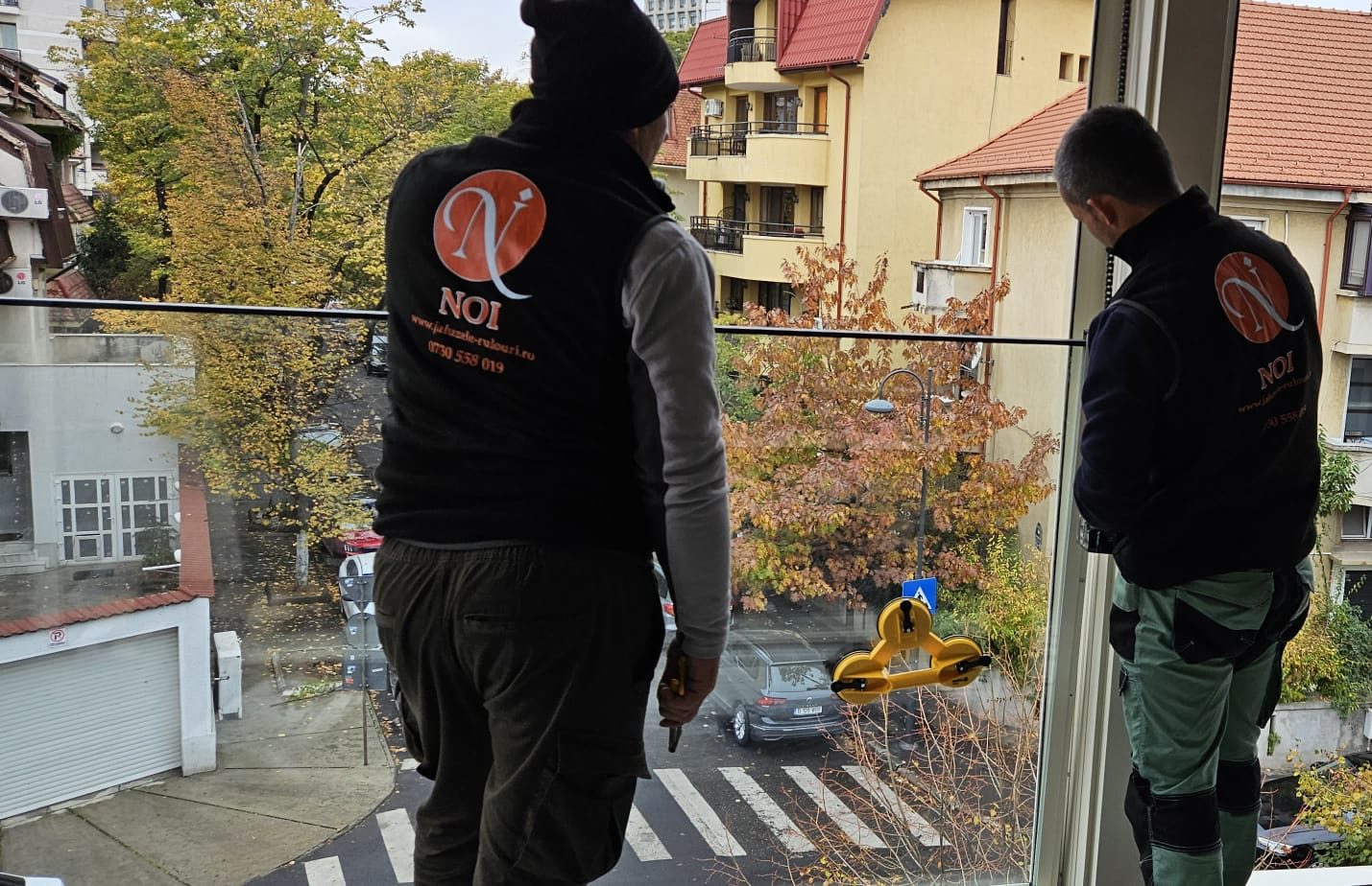 Inchideri terase cu Sticla ghilotina