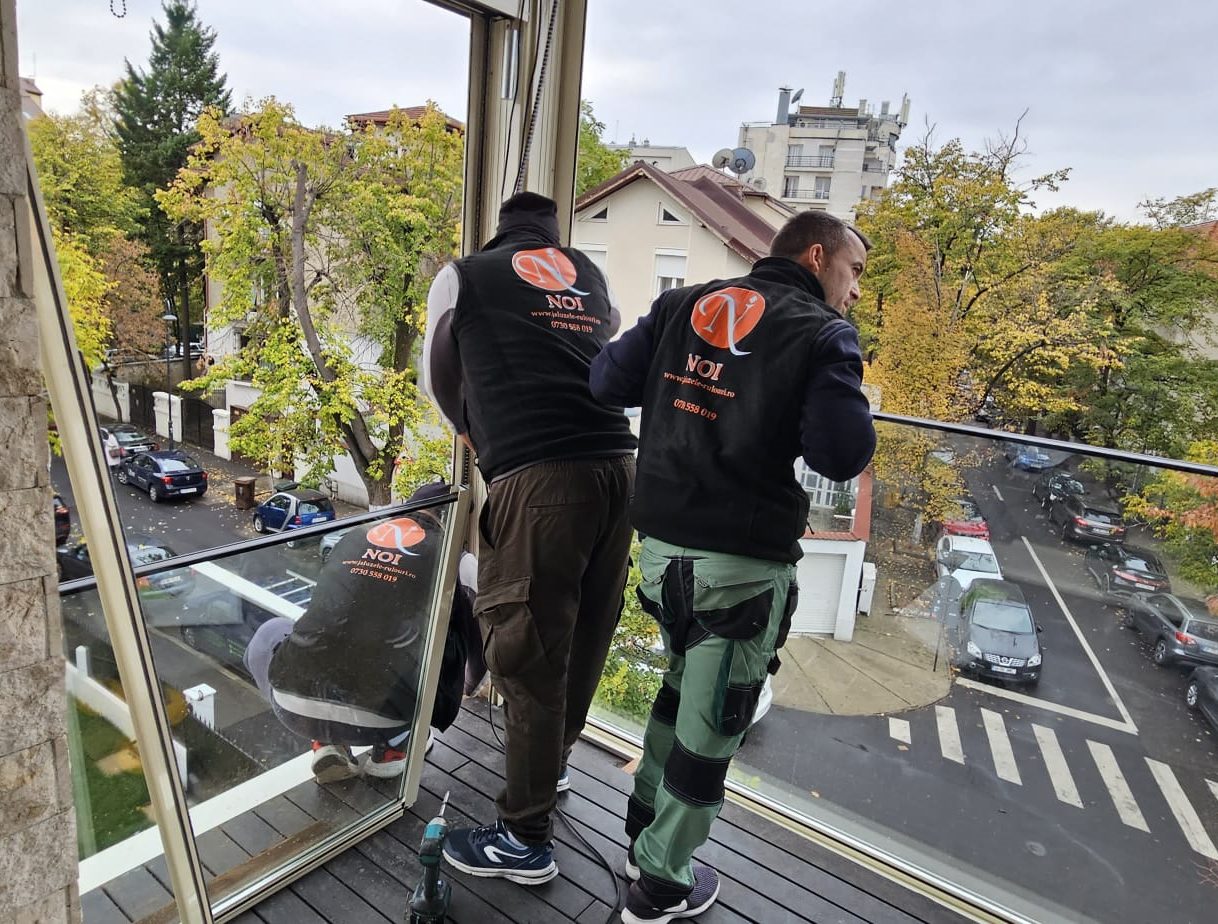 Inchideri terase cu Sticla ghilotina
