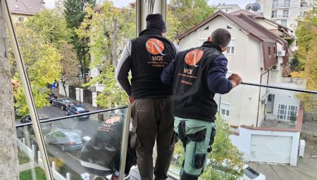 Inchideri terase cu Sticla ghilotina