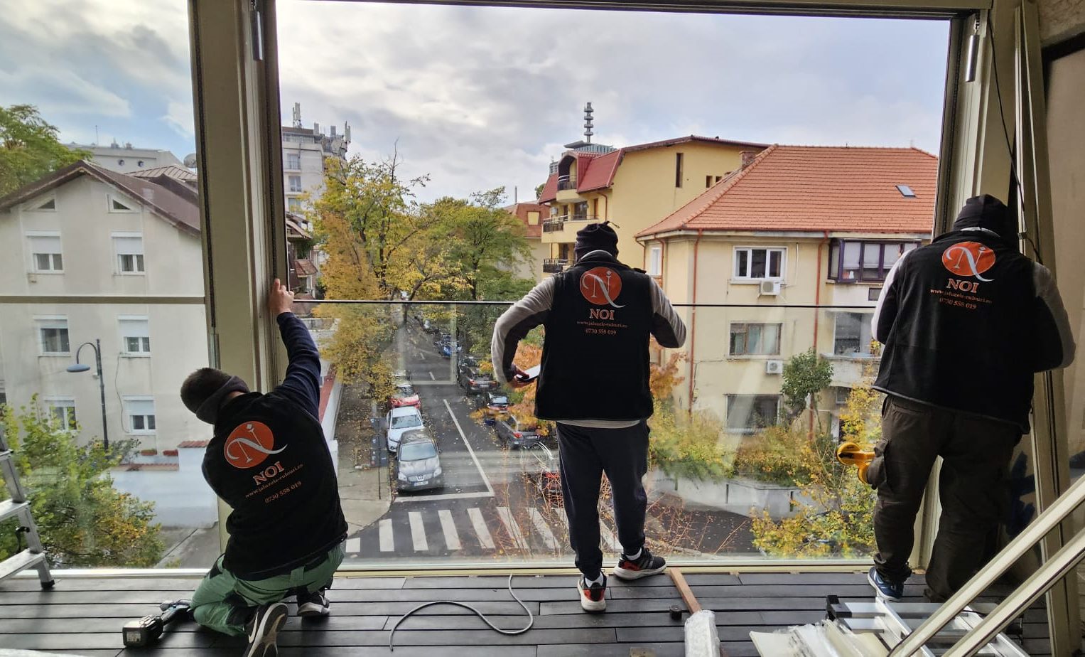 Inchideri terase cu Sticla ghilotina