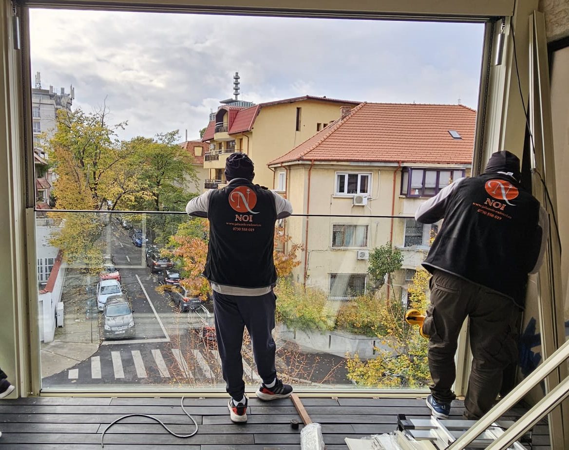 Inchideri terase cu Sticla ghilotina