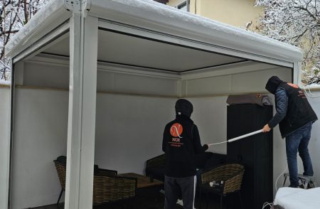 Inchideri terase cu Pereti de vant
