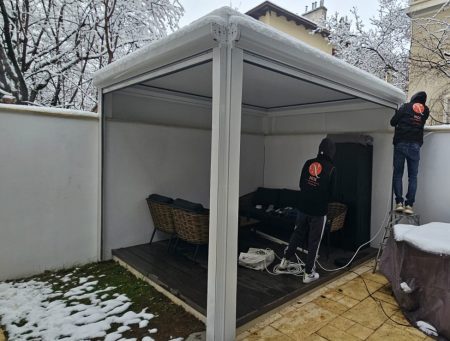 Inchideri terase cu Pereti de vant