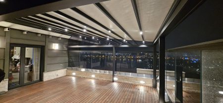 Pergola retractabila